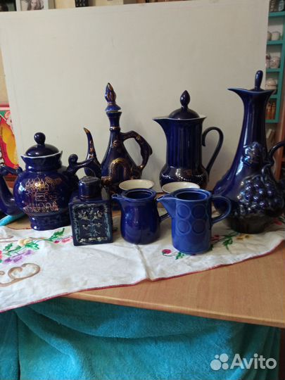 Кобальтовая посуда СССР