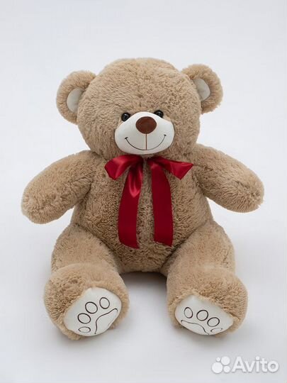 Мишка среднего размера, плюшевый, новый