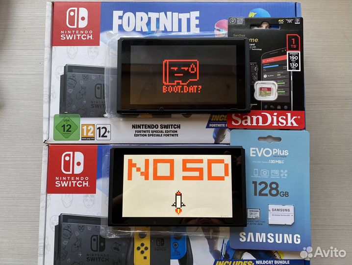 Новая Nintendo Switch v.2 Hwfly / Sx Core Прошитая