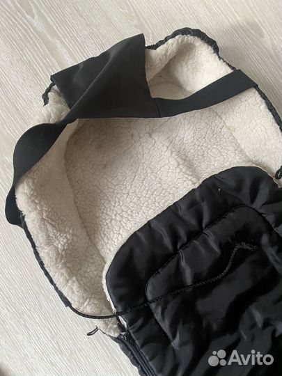 Конверт с овчиной в коляску