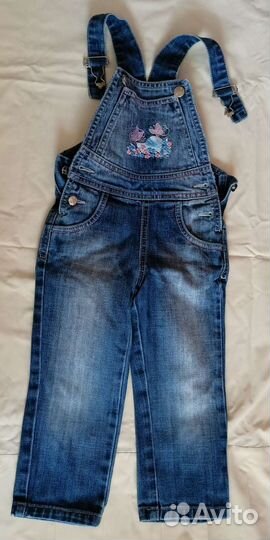 Джинсовый комбинезон для девочки