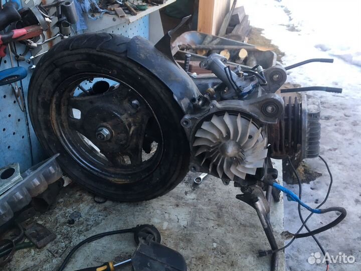 Двигатель А196 Suzuki lets