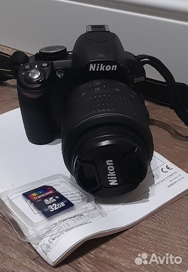 Зеркальный фотоаппарат nikon d3100