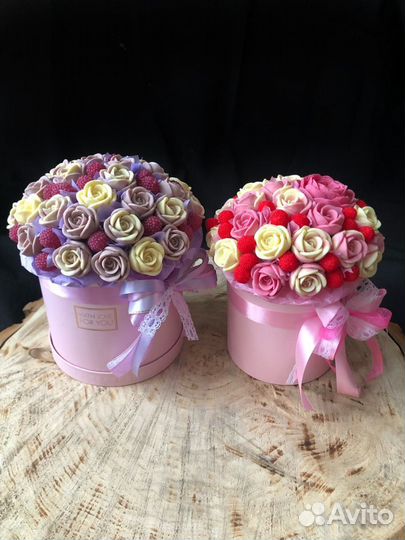 Букет из шоколадных цветов