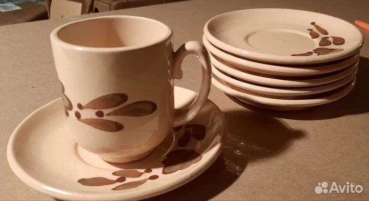 Набор кофейно чайный СССР новый