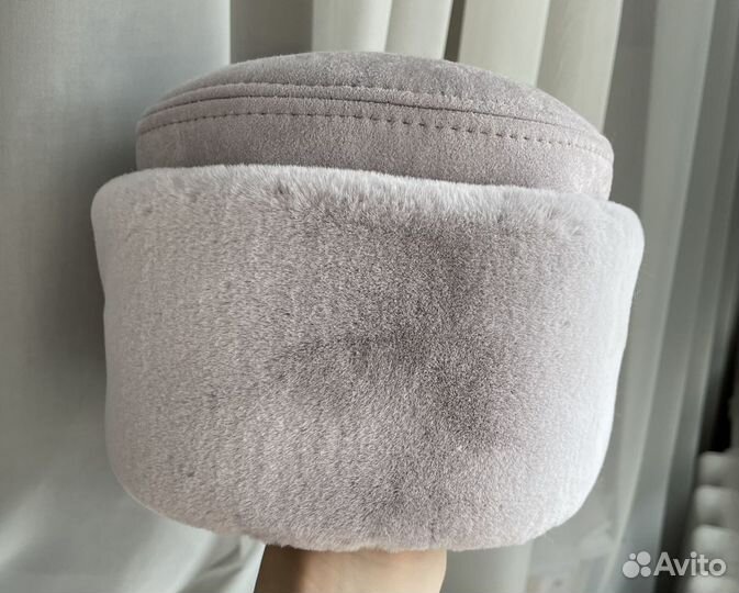 Шапка из эко меха