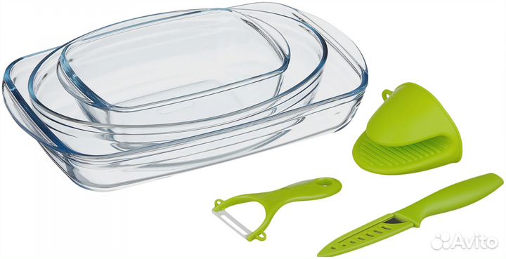 Новый Набор посуды для запекания Pyrex