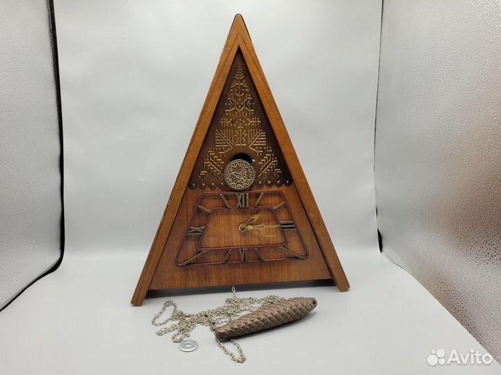 Часы настенные ходики с боем Маяк с кукушкой