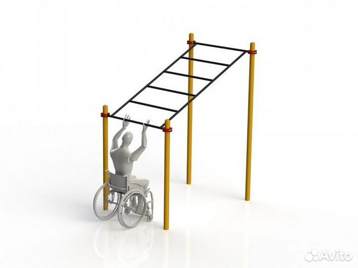 Рукоход в подъем параворкаут Pioner A11837