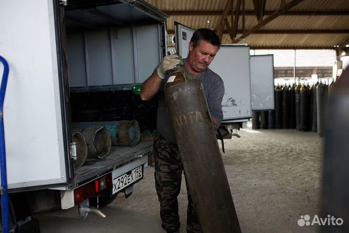 Баллон углекислота в наличии / Полная заправка