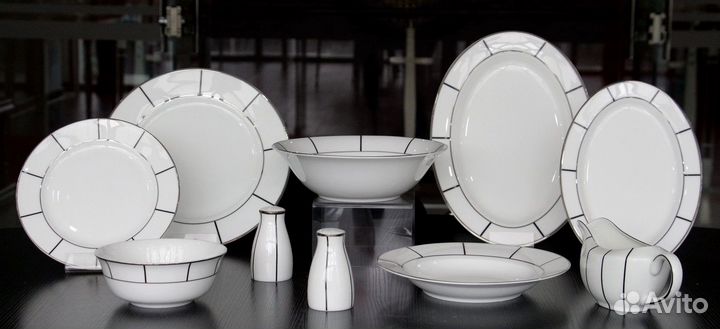 Посуда из костяного фарфора Flavour 26 pcs dinner