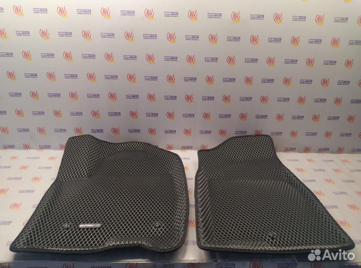 Коврики 1-й 2-й ряд черные EVA 3D Chevrolet Tahoe