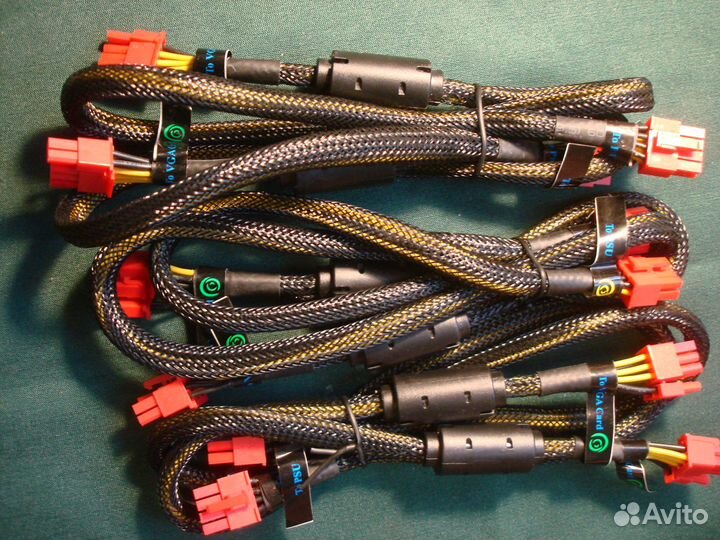 Кабели USB, VGA, LAN, питания видеокарты