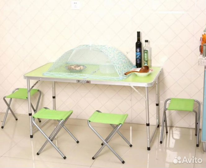 Стол раскладной походный со стульями