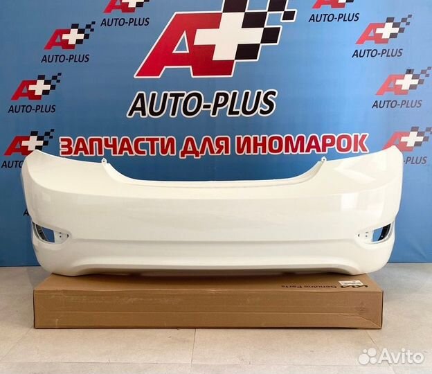 Бампер задний в цвет Hyundai Solaris