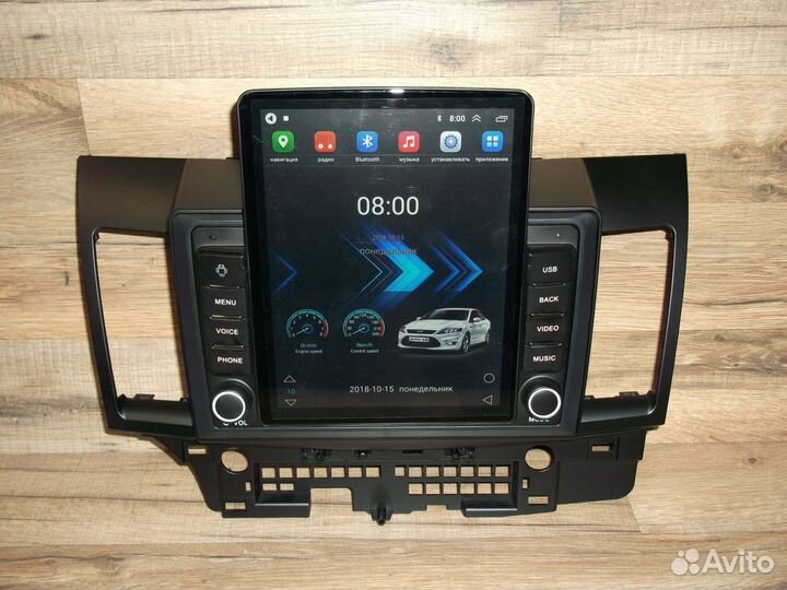 Магнитола Mitsubishi Lancer X Tesla Android