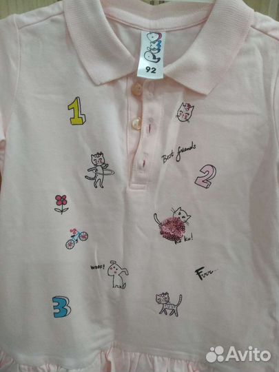 Вещи пакетом на девочку 92-104