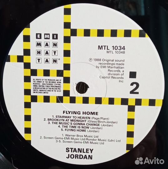 Stanley jordan 1988 Flying Home