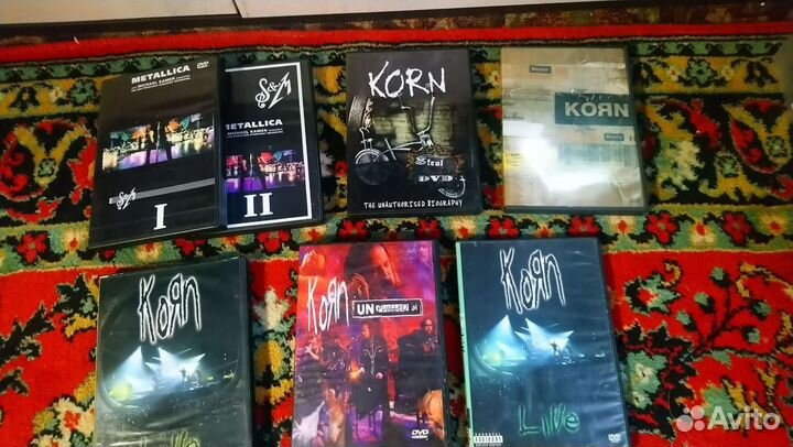 Cd диски музыка, korn, Metallica