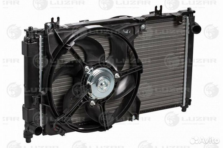Блок охлаждения (радиатор+конденсор+вентиляторы) Л