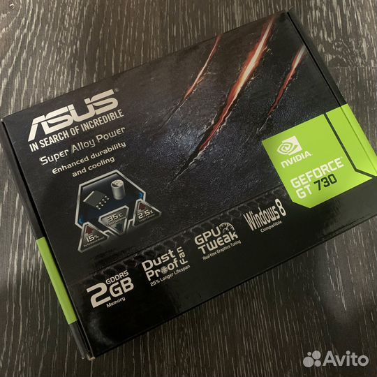 Видеокарта asus GeForce GT 730 2GB