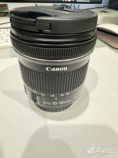 Объектив canon EFS 10-18 mm