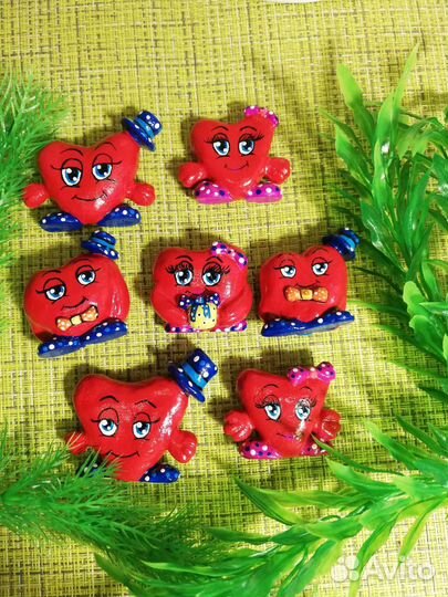 Валентинки Сердечки на 14 февраля, 8 марта