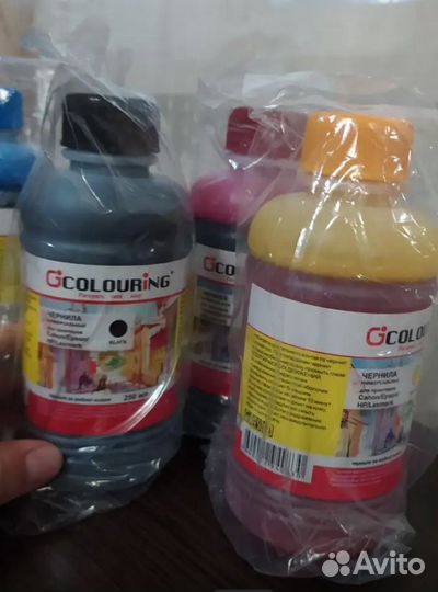 Чернила для принтера Epson,Canon,HP,набор по 250мл