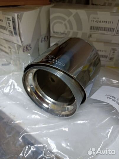 Насадки хром на выхлопную трубу для Mini