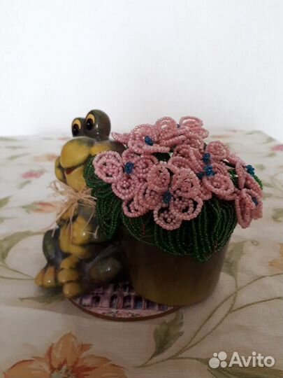 Букет из бисера