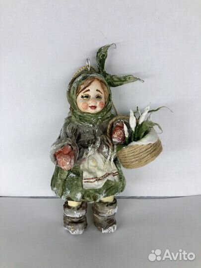 Ватные игрушки ручной работы