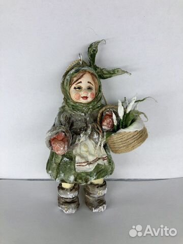 Ватные игрушки ручной работы