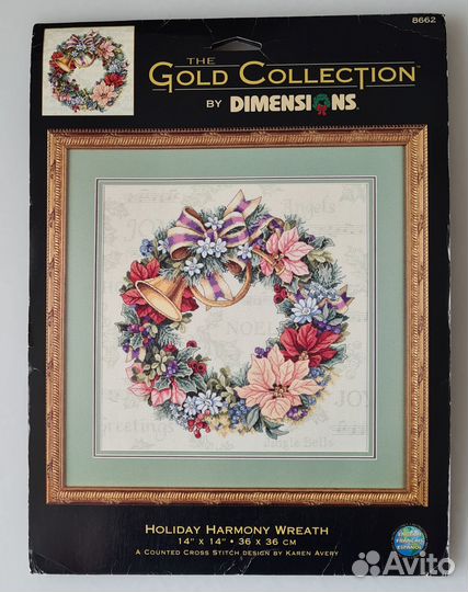 Dimensions остатки от набора для вышивания