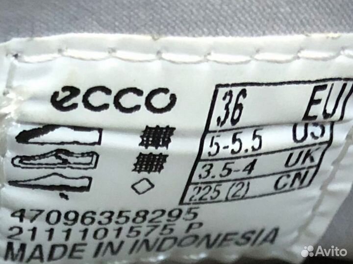 Туфли ecco soft 7 wedge W, размер 36