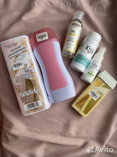 Воскоплав картриджный для депилиции, тальк, масло