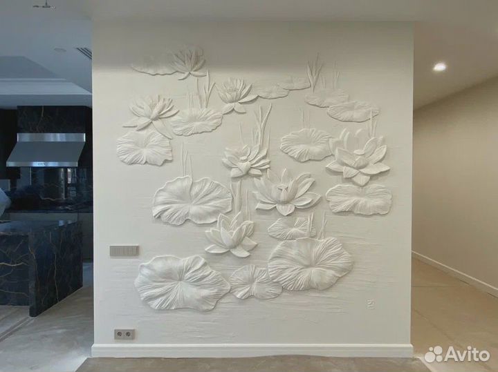 Барельеф / Панно 7 Лотосов