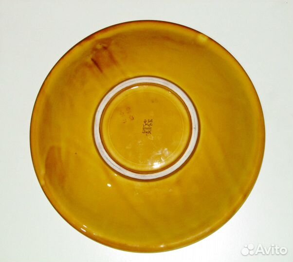 Блюдо Конаково Зик СССР ручная роспись