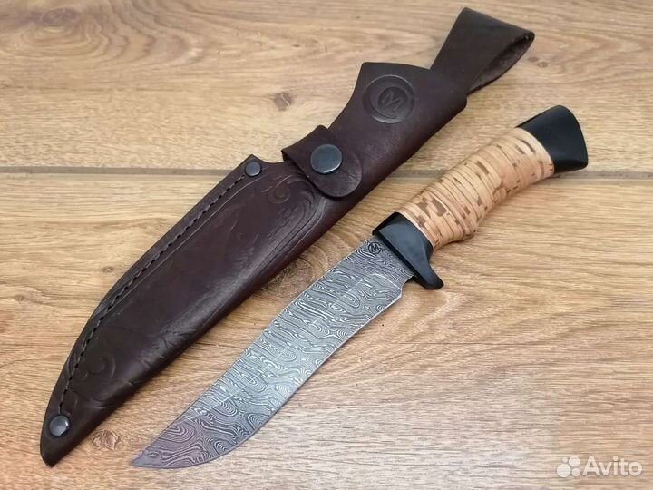 Нож Князь из дамасской стали