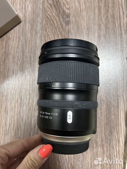 Tamron 24-70 canon g2 объектив