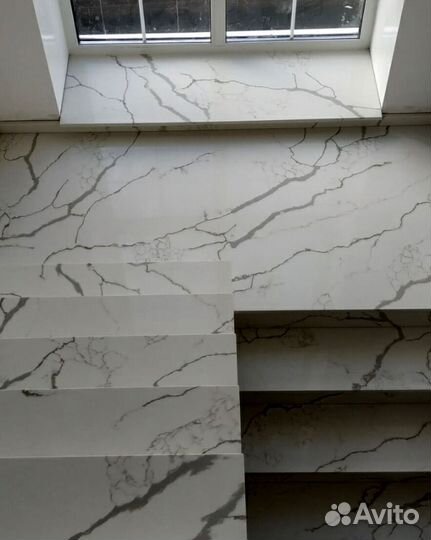 Лестница из кварца под ключ