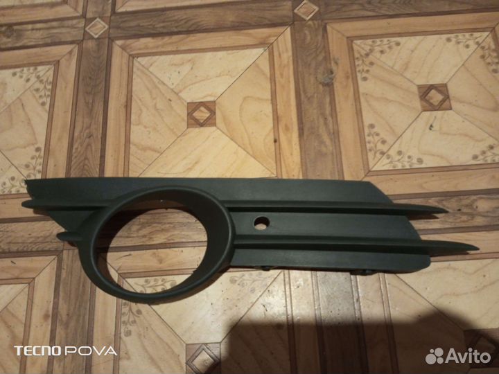 Накладка на решетку бампера Opel corsa