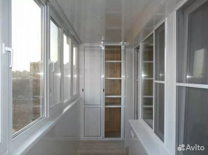 Остекление пвх с отделкой