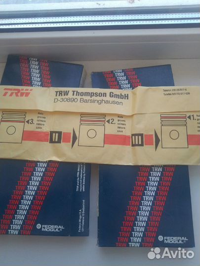 Поршневые кольца TRW 76,50 made in Germany