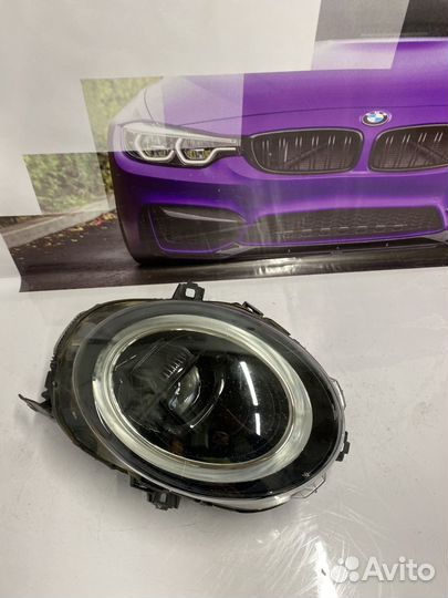 Mini cooper F55 LED Black фара правая Рестайлинг