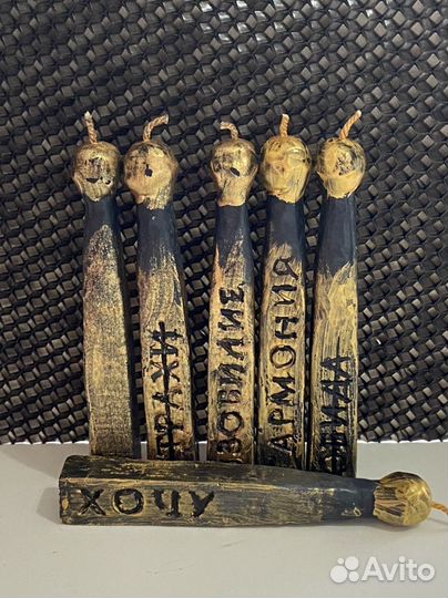 Свечи ручной работы спички