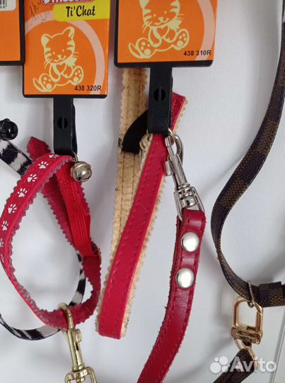 Ошейники и поводки для собак
