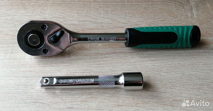 Набор головок с трещоткой 12 предметов