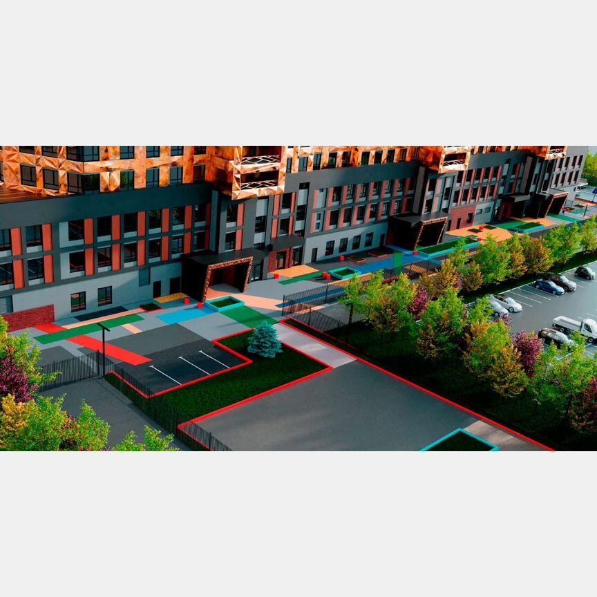 3-к. апартаменты, 61,1 м², 6/28 эт.