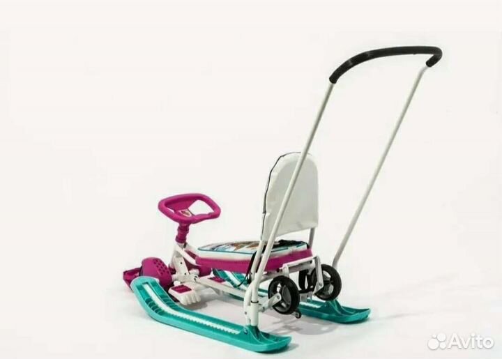 Детский снегокат с колесами