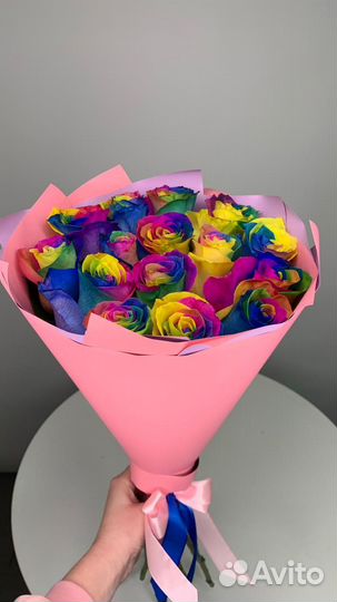 Радужные Розы Москва